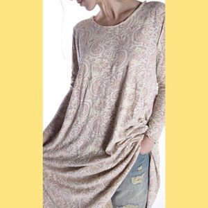 Magnolia Pearl Block Print Dylan T Dress NWOT